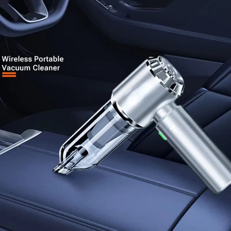 Aspirador de Pó Portátil Sem Fio para Carro com Forte Sucção, Máquina de Limpeza Doméstica e Soprador de Poeira
